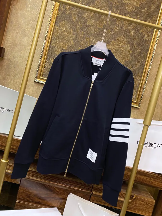 Thom Browne TB Unisex Hoodie Premium Organic Cotton