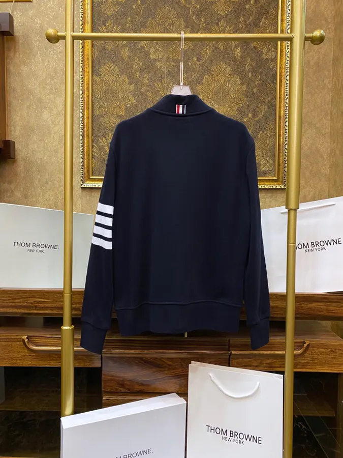 Thom Browne TB Unisex Hoodie Premium Organic Cotton