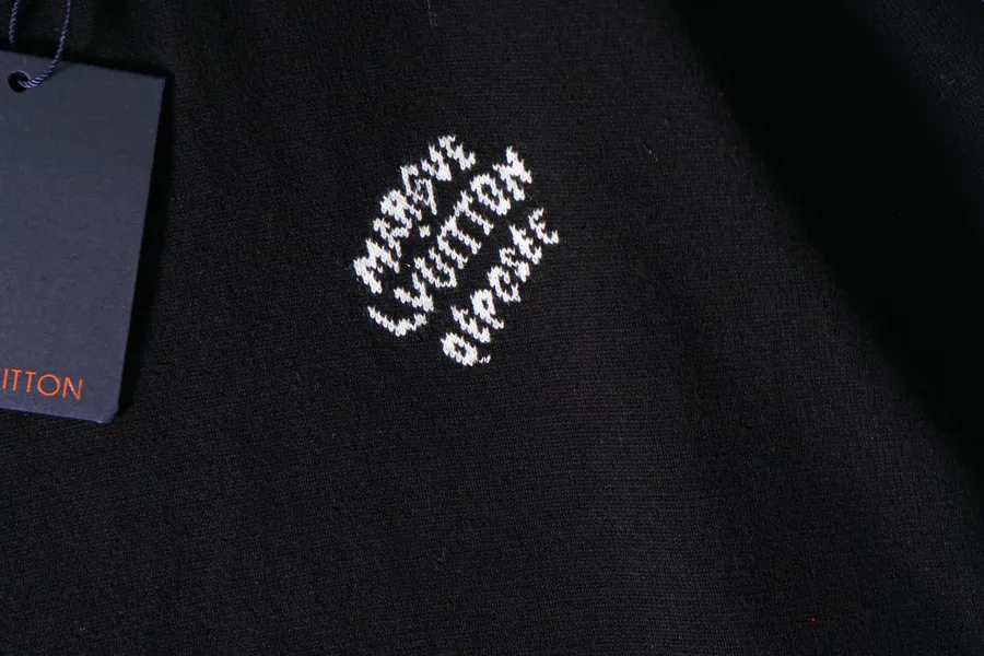 Vuitton Embroidered Cotton Crewneck Sweater