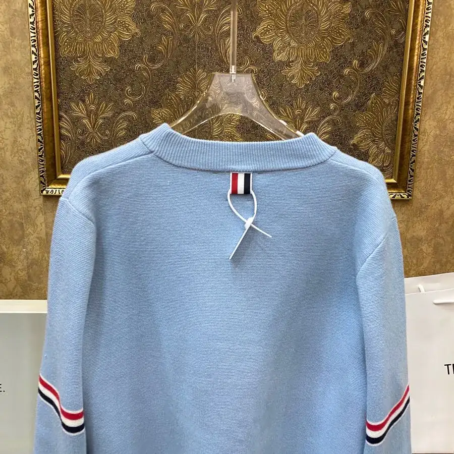 TB 2021 New Arrival Men's and Women's Wool Blend Sweater with Knit Cuff