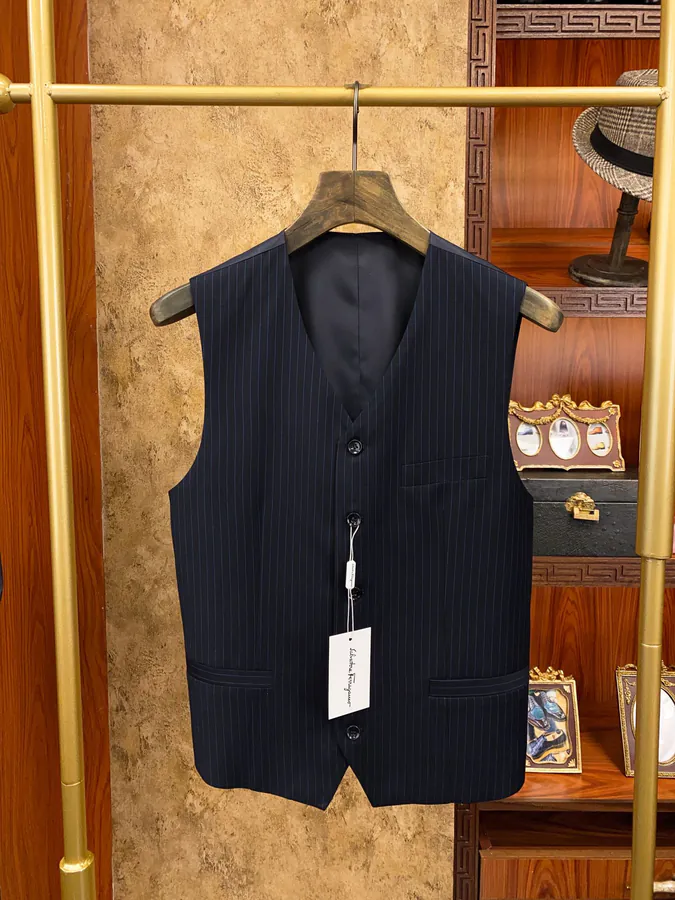 Ferragamo Noble Exclusive Men's Suit Set Business Formal