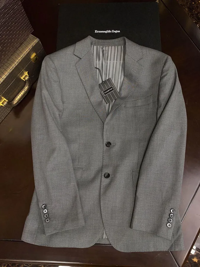 Zegna New Arrival Men's Business Suit Set with Premium Fabric