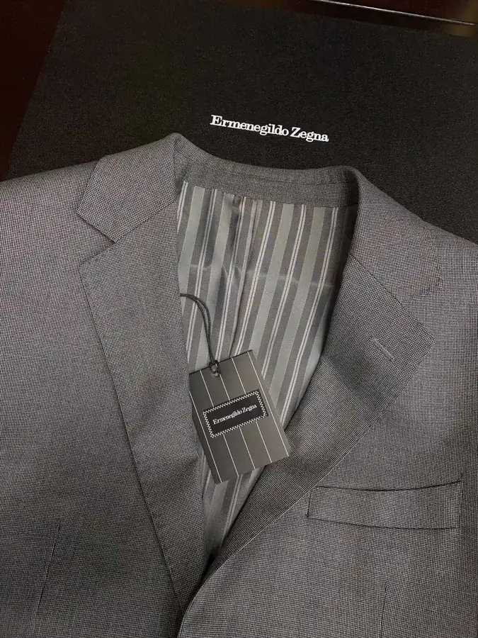Zegna New Arrival Men's Business Suit Set with Premium Fabric