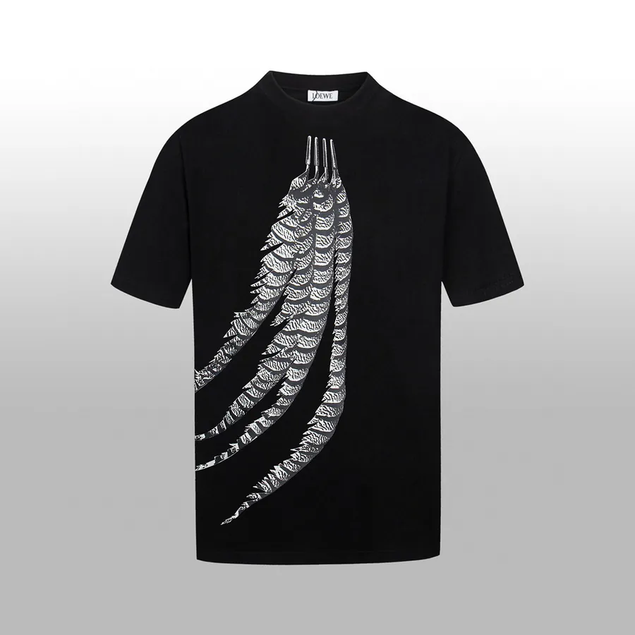 LOEW* Spring Summer New T shirt with Retro Illustration