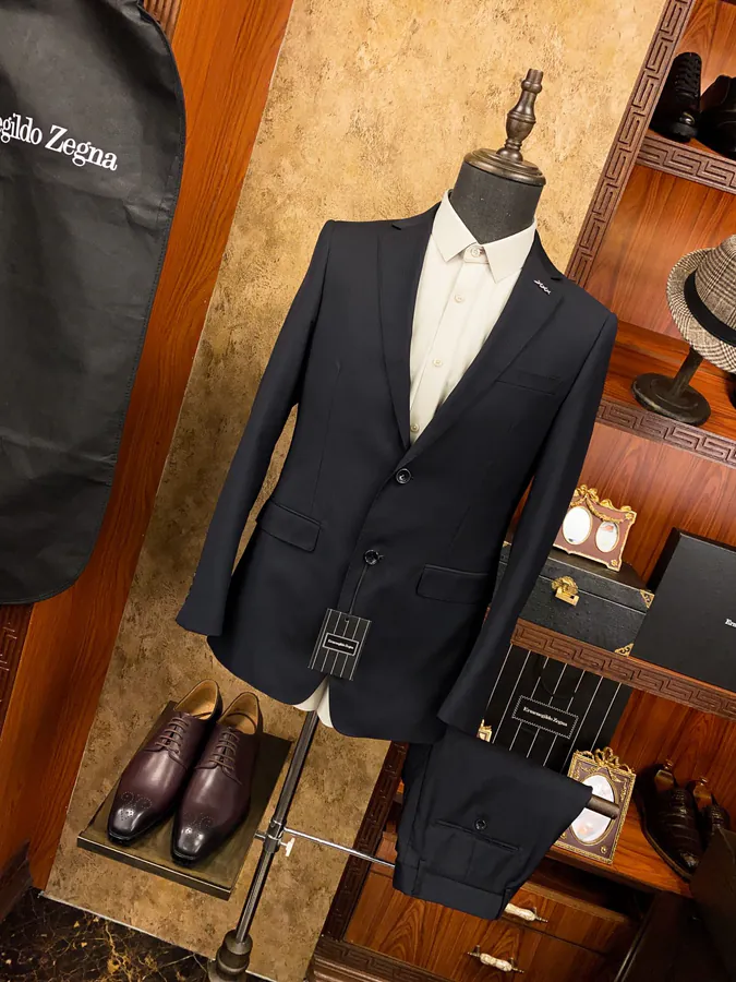 New Arrival Premium Suit Set Wool Blend 50% and Polyester 50%