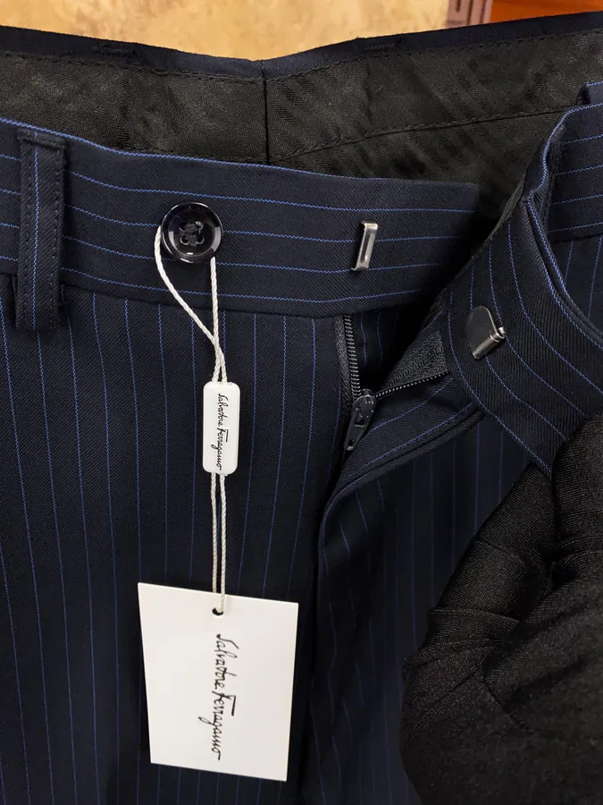 Ferragamo Noble Exclusive Men's Suit Set Business Formal Wear