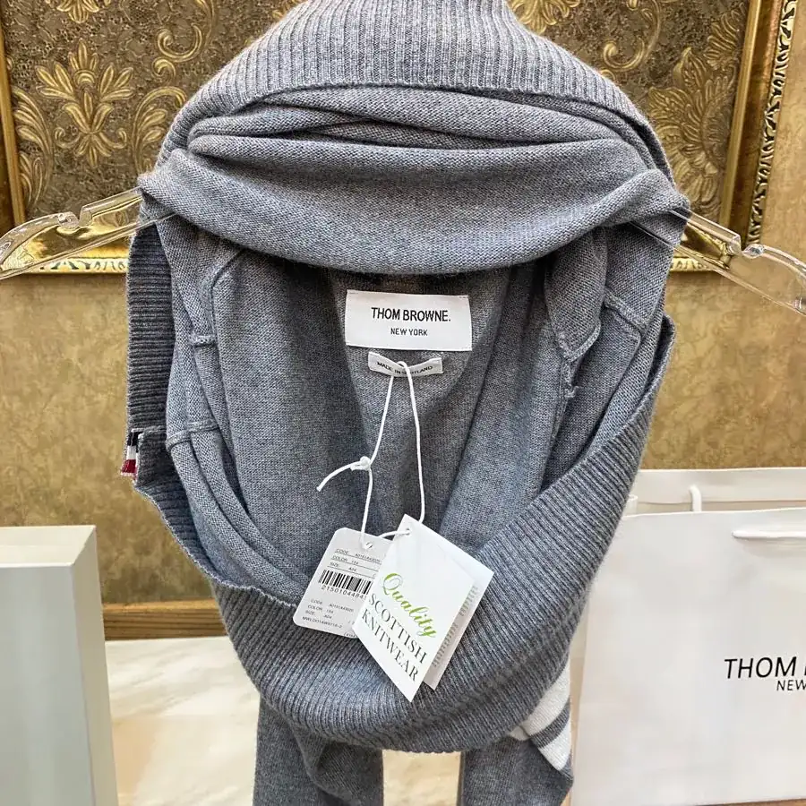 Thom Browne Original Cashmere Crewneck Sweater