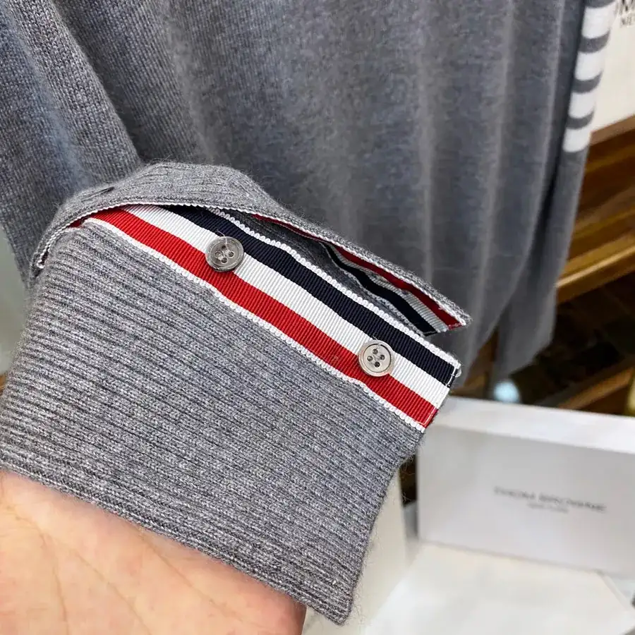 Thom Browne Original Cashmere Crewneck Sweater