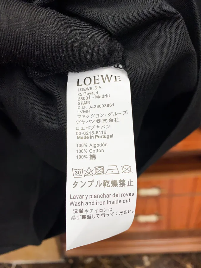 Loewe Embroidered Short Sleeve