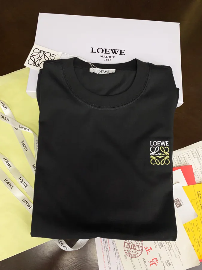 Loewe Embroidered Short Sleeve