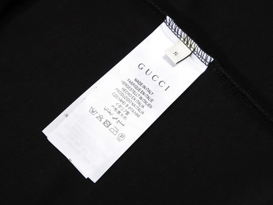 Double G Embroidered Letter T Shirt