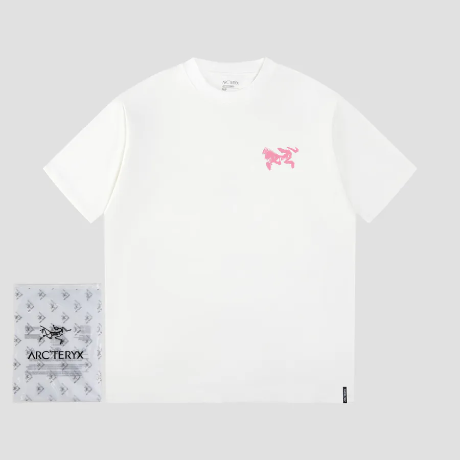 Arc’teryx Logo T Shirt with Nine Grid Print