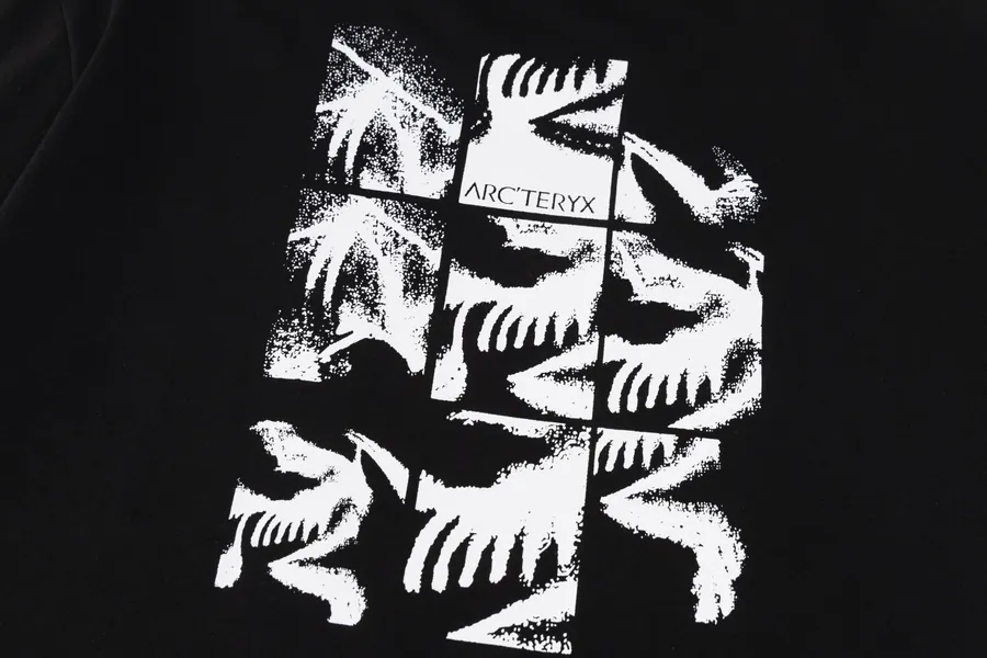 Arc’teryx Logo T Shirt with Back Nine Panel Print