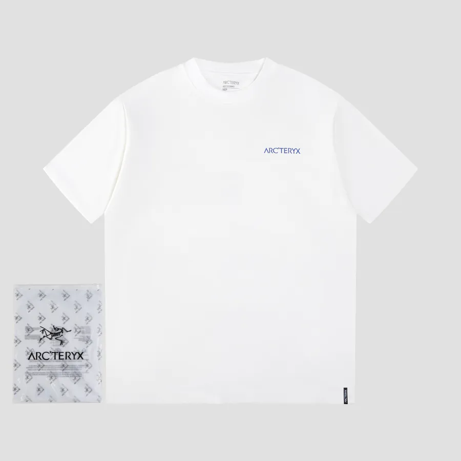 Arc’teryx Logo Front T Shirt with 60s Double Yarn, 280g Cotton Fabric