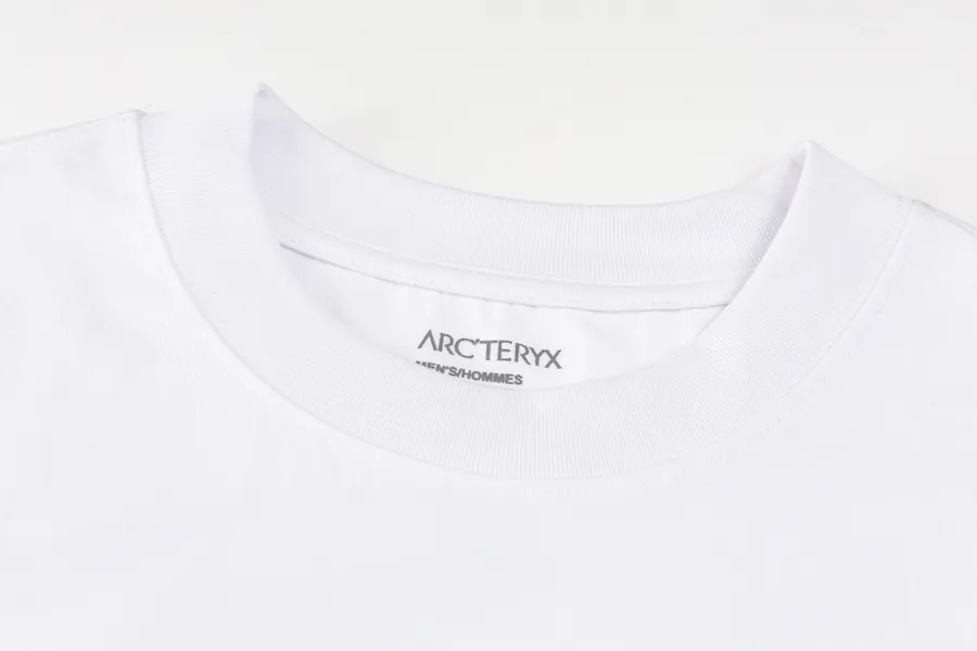 Arc’teryx Logo Front T Shirt with 60s Double Yarn, 280g Cotton Fabric