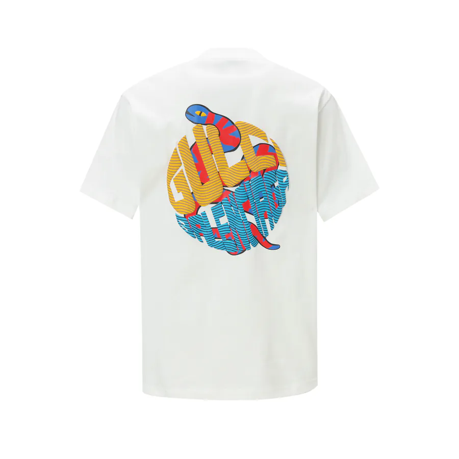 X Collaboration 25ss Logo Print Round Neck T Shirt Unisex