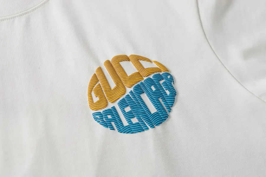 X Collaboration 25ss Logo Print Round Neck T Shirt Unisex