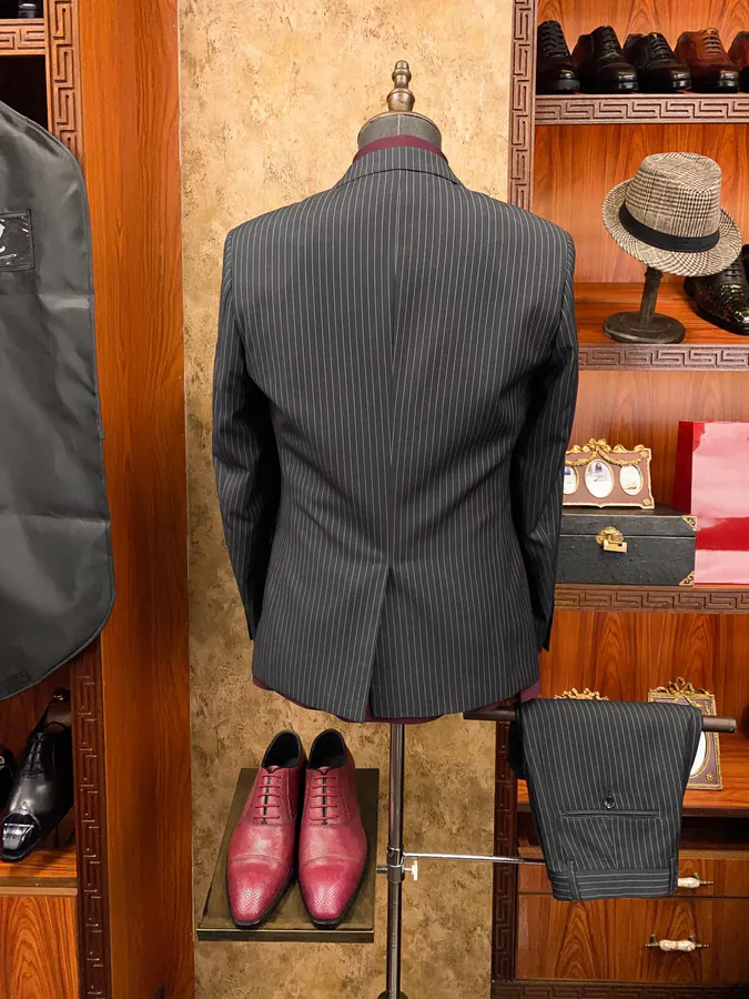 Ferragamo Noble Exclusive Men's Suit Set Business Formal Wear