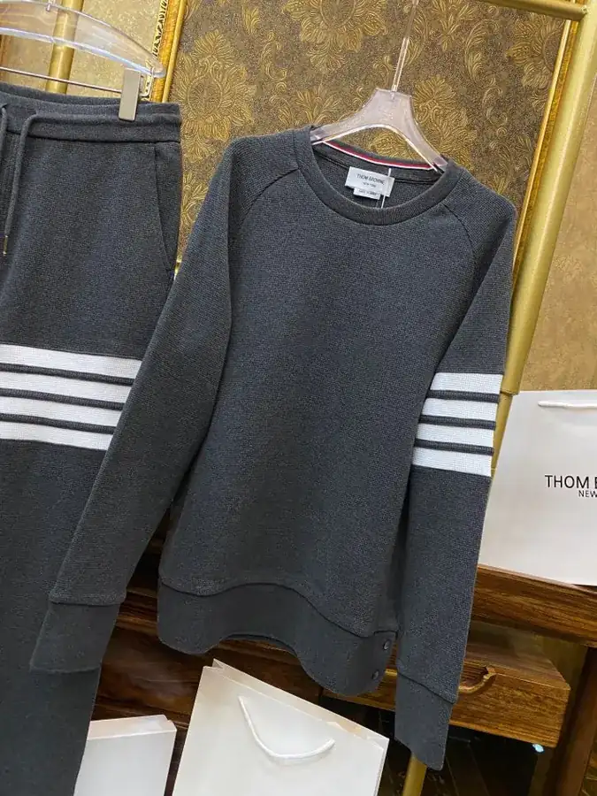 Thom Browne TB Unisex Hoodie Premium Cotton Fabric