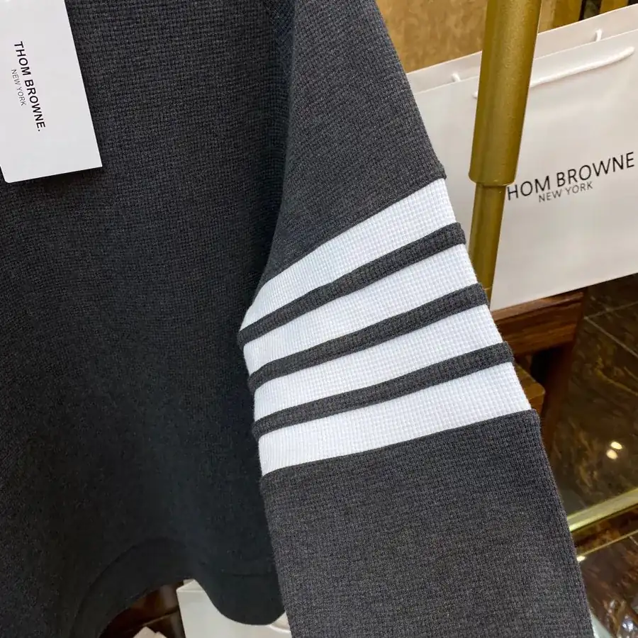 Thom Browne TB Unisex Hoodie Premium Cotton Fabric