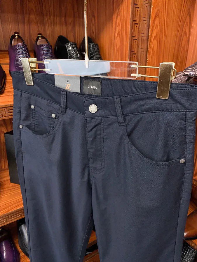 Zegna 2024 Spring New Arrival Slim Fit Chinos