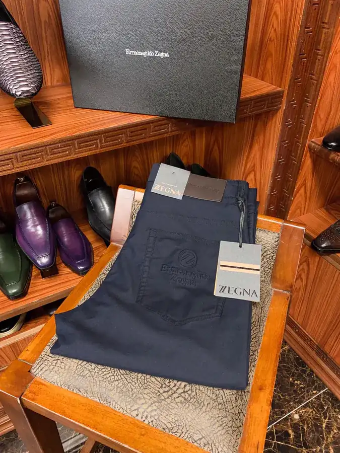 Zegna 2024 Spring New Arrival Slim Fit Chinos