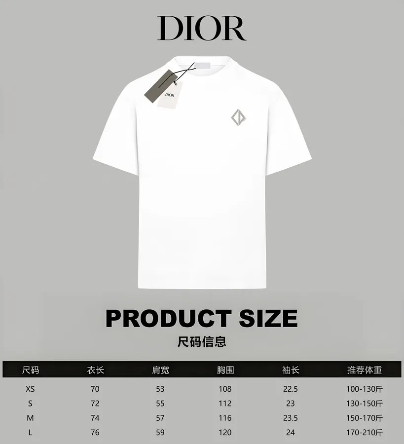 Original Mold Replica Round Neck Sweatshirt with CD Diamond Logo