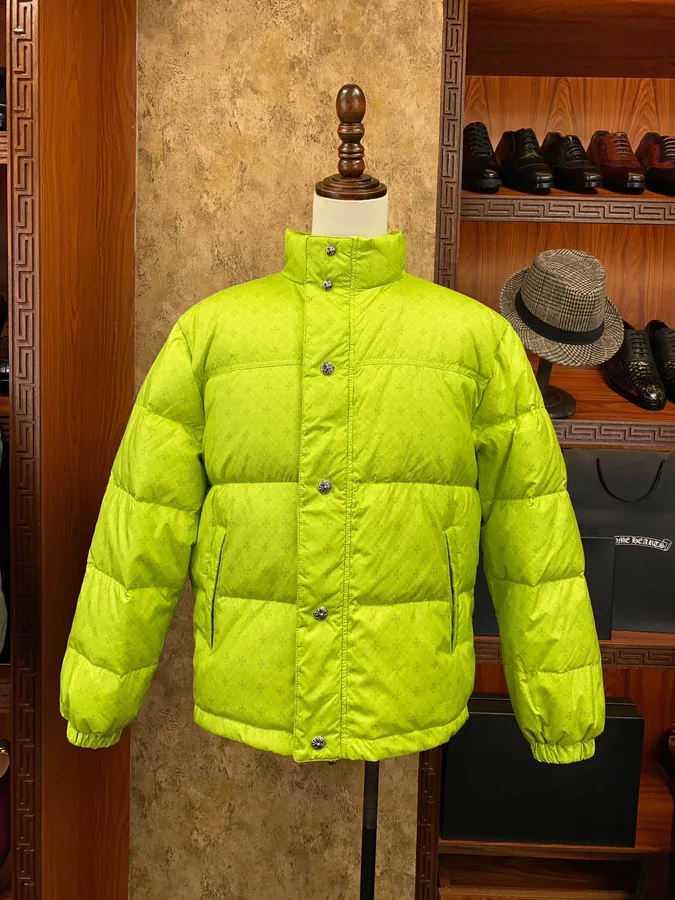 Premium Down Jacket Come Hearts, Dark Pattern Silver Button, Original Edition