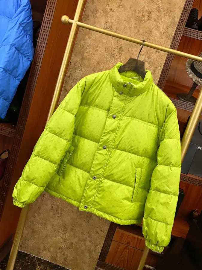 Premium Down Jacket Come Hearts, Dark Pattern Silver Button, Custom Made Black Gray Fabric
