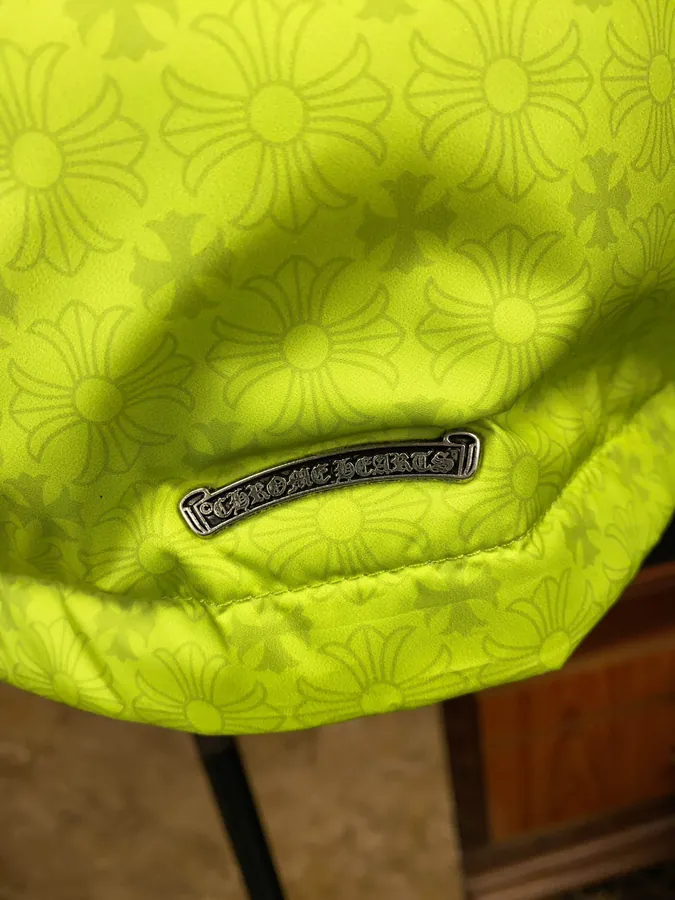 Premium Down Jacket Come Hearts, Dark Pattern Silver Button, Custom Made Black Gray Fabric