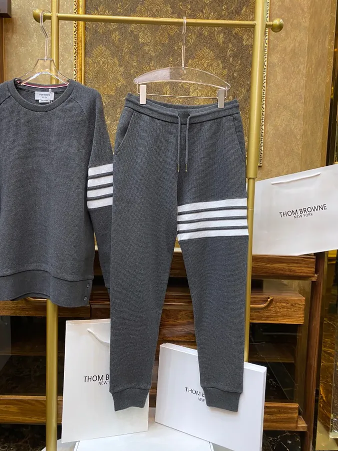 Thom Browne TB Unisex Hoodie Premium Organic Cotton