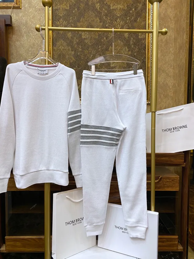 Thom Browne TB Unisex Hoodie in Premium Organic Cotton