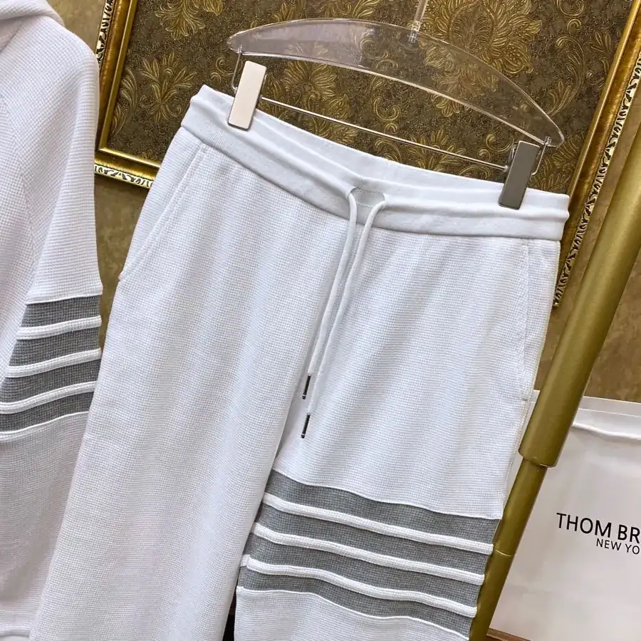 Thom Browne TB Unisex Hoodie in Premium Organic Cotton