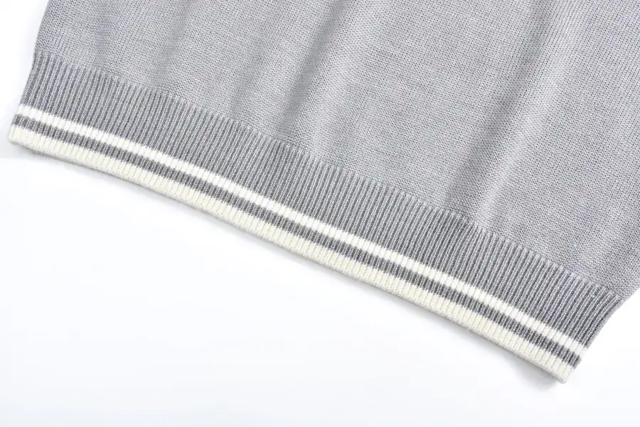 CD 24FW Letter Embroidery Round Neck Sweater for Men and Women