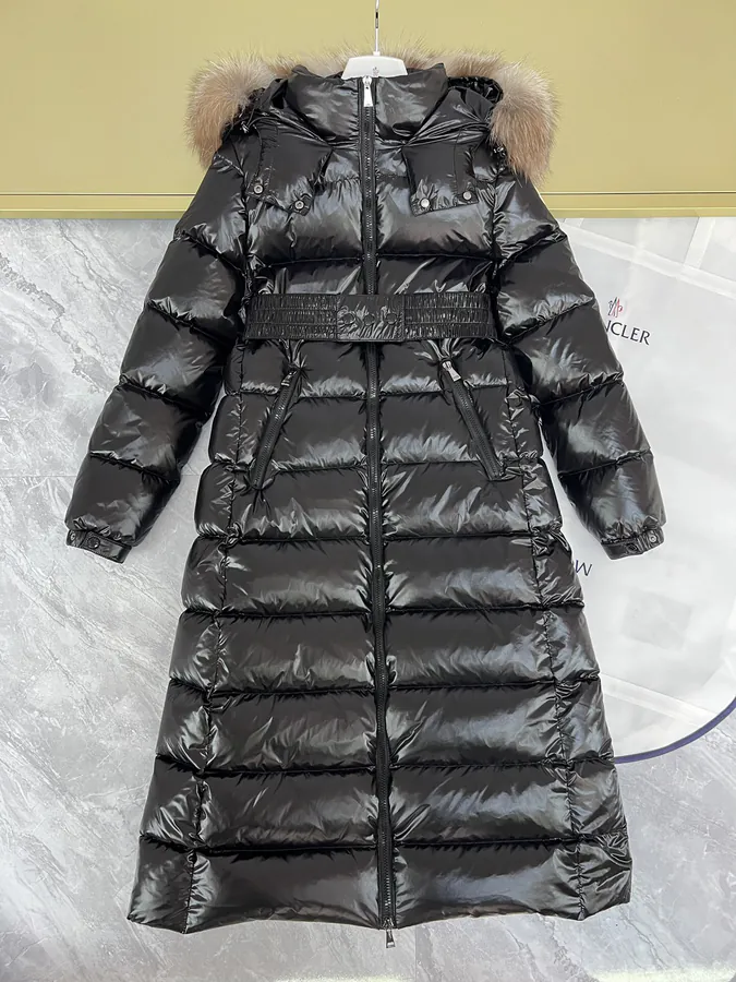 Monc er Hudson Ladies Plus Long Winter Coat