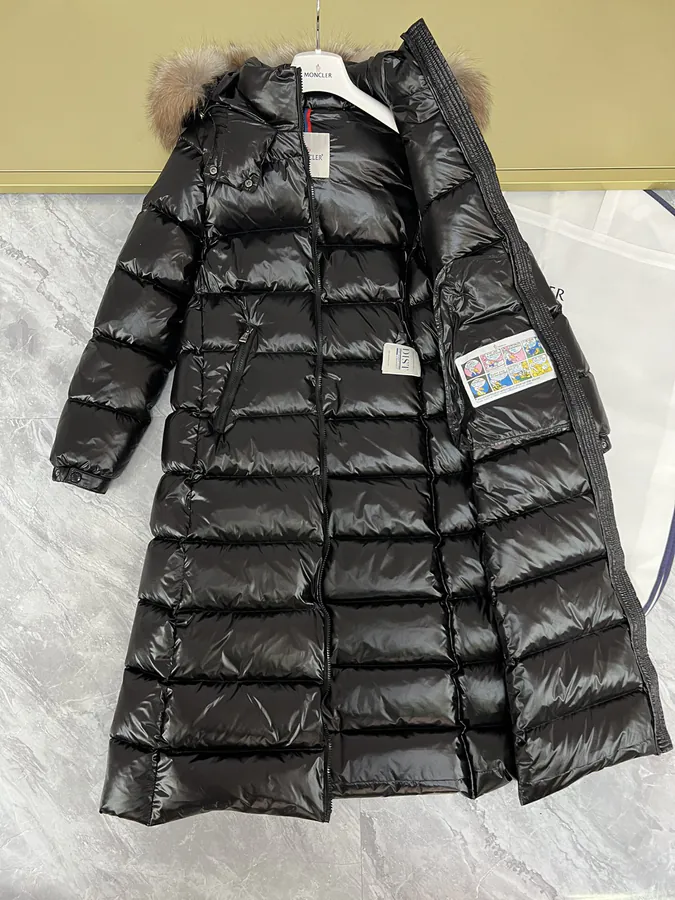 Monc er Hudson Ladies Plus Long Winter Coat
