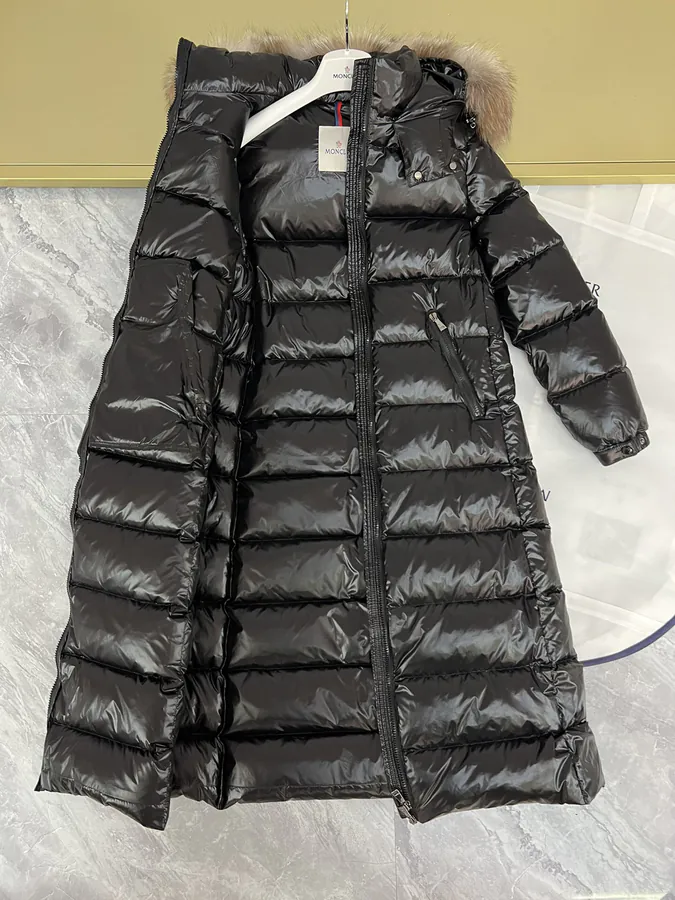 Monc er Hudson Ladies Plus Long Winter Coat