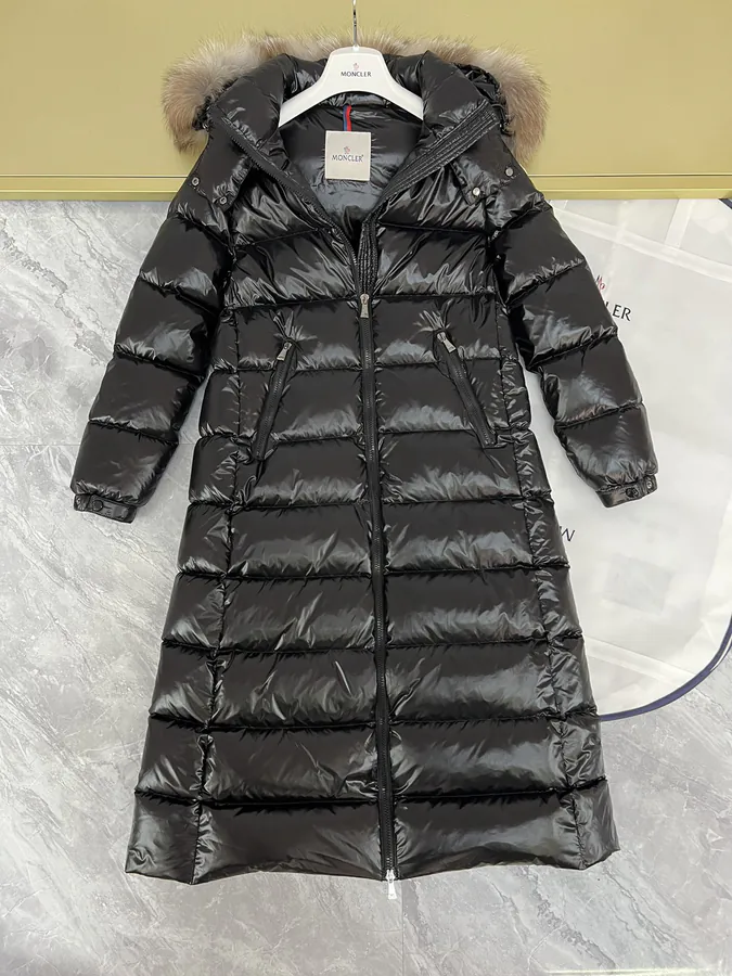 Monc er Hudson Ladies Plus Long Winter Coat