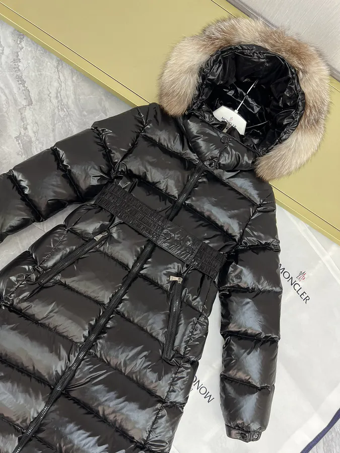 Monc er Hudson Ladies Plus Long Winter Coat