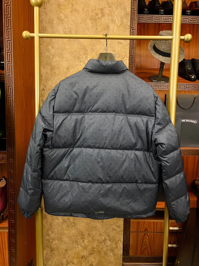Premium Down Jacket Come Hearts, Dark Pattern Silver Button, Original Purchase