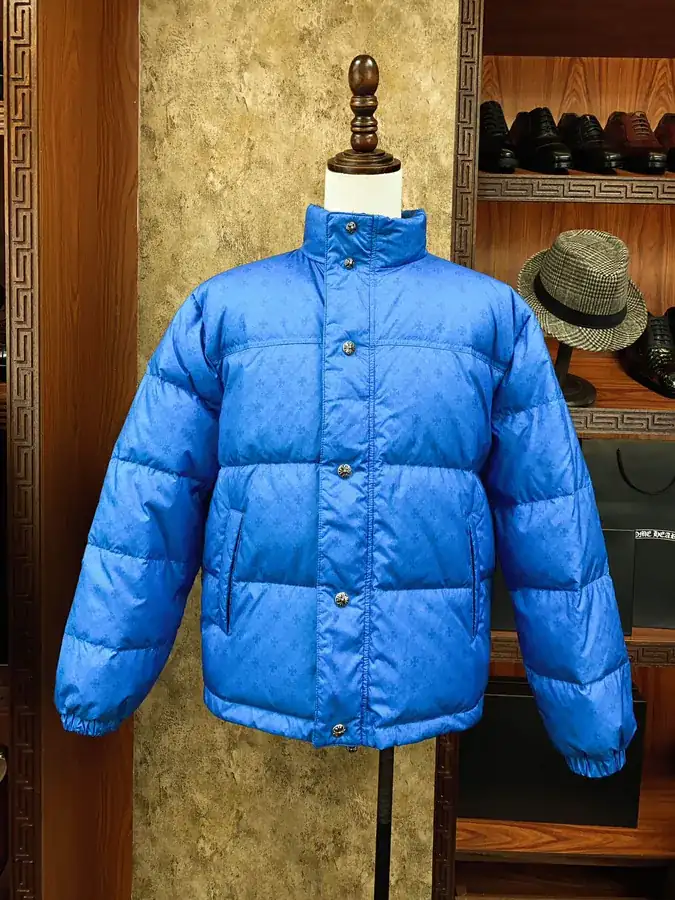 Premium Down Jacket Come Hearts, Dark Pattern Silver Button, Custom Molded Hardware