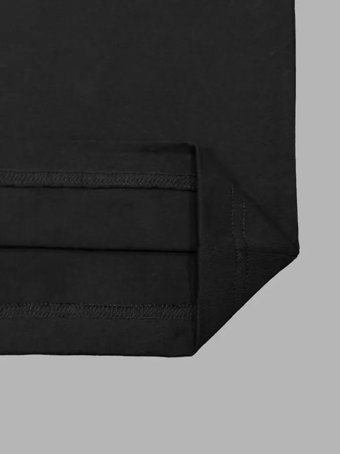 Valentino Classic Logo Print Double Jersey Cotton T Shirt