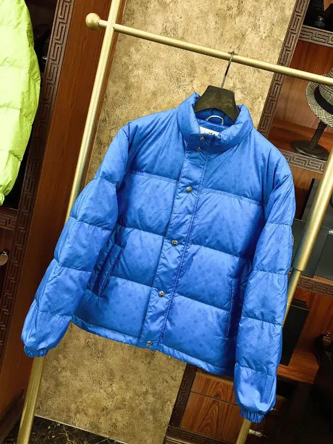 Premium Down Jacket Come Hearts, Dark Pattern Silver Button, Custom Made Black Grey Fabric