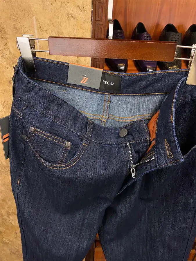 Zegna Spring Summer Lightweight Denim Jeans Comfortable Fit