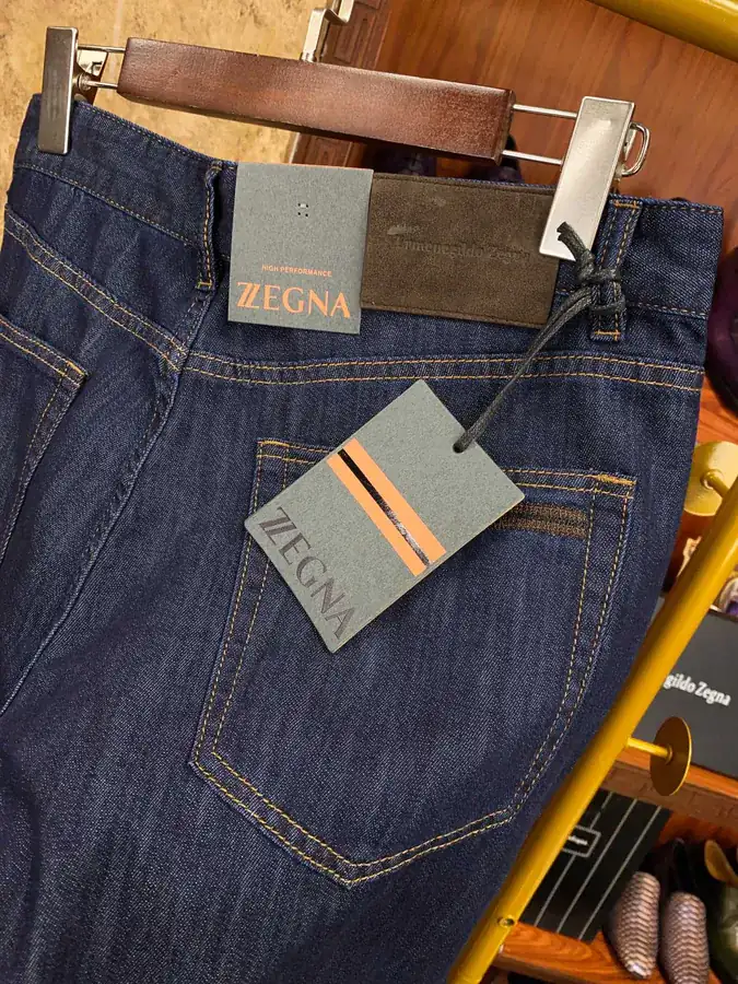 Zegna Spring Summer Lightweight Denim Jeans Comfortable Fit