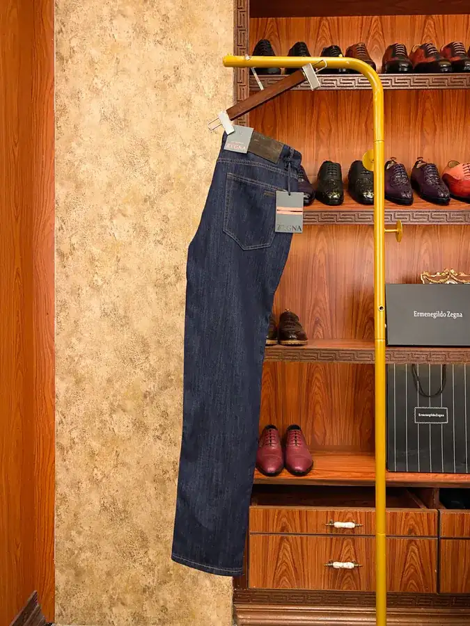 Zegna Spring Summer Lightweight Denim Jeans Comfortable Fit