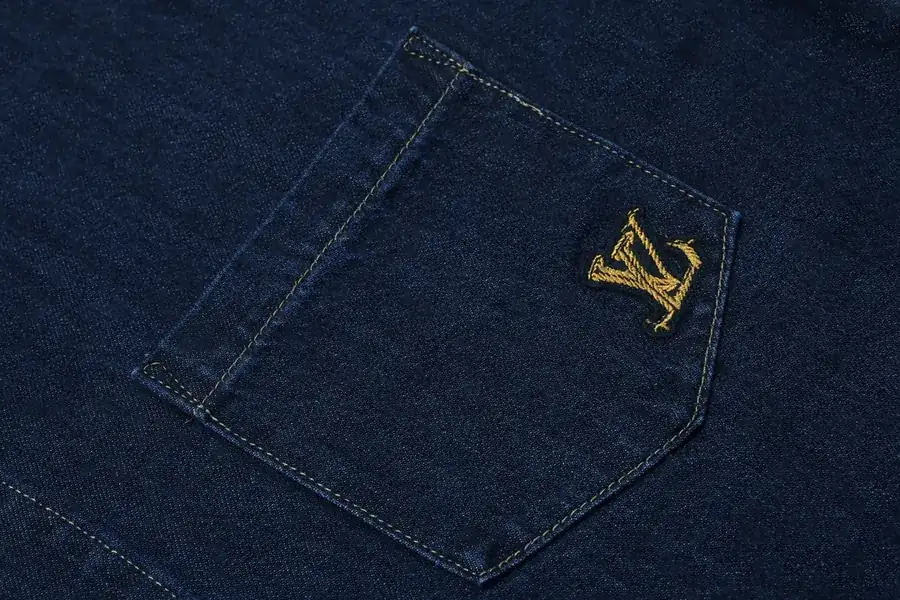 McGraw Logo Embroidered Denim Shirt