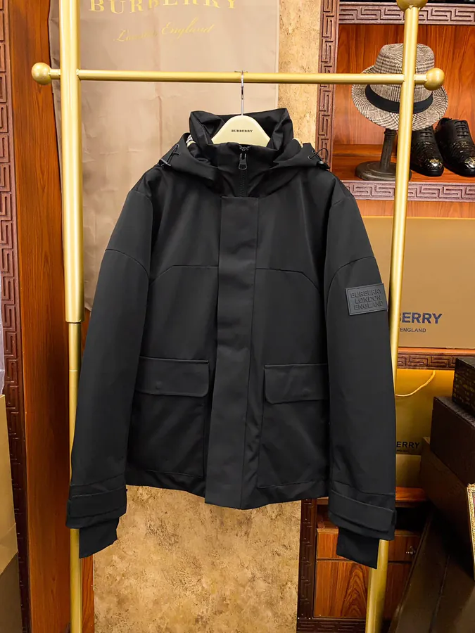 BUR Rubber Badge Down Jacket Premium Quality, 24FW Autumn Winter New Collection