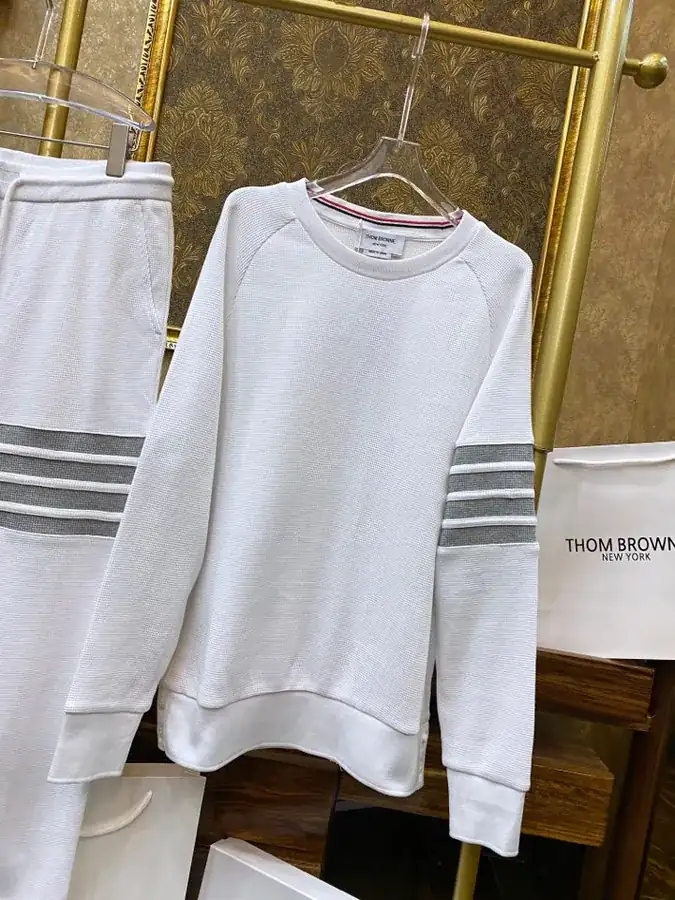 Thom Browne TB Unisex Hoodie Premium Organic Cotton