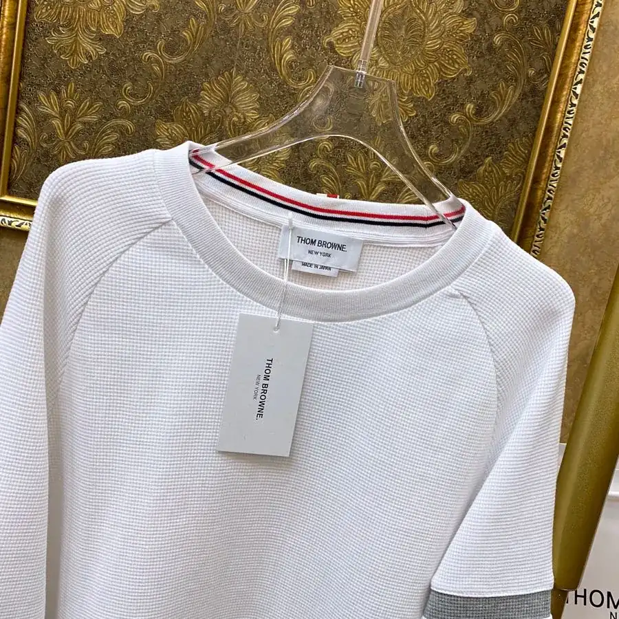 Thom Browne TB Unisex Hoodie Premium Organic Cotton